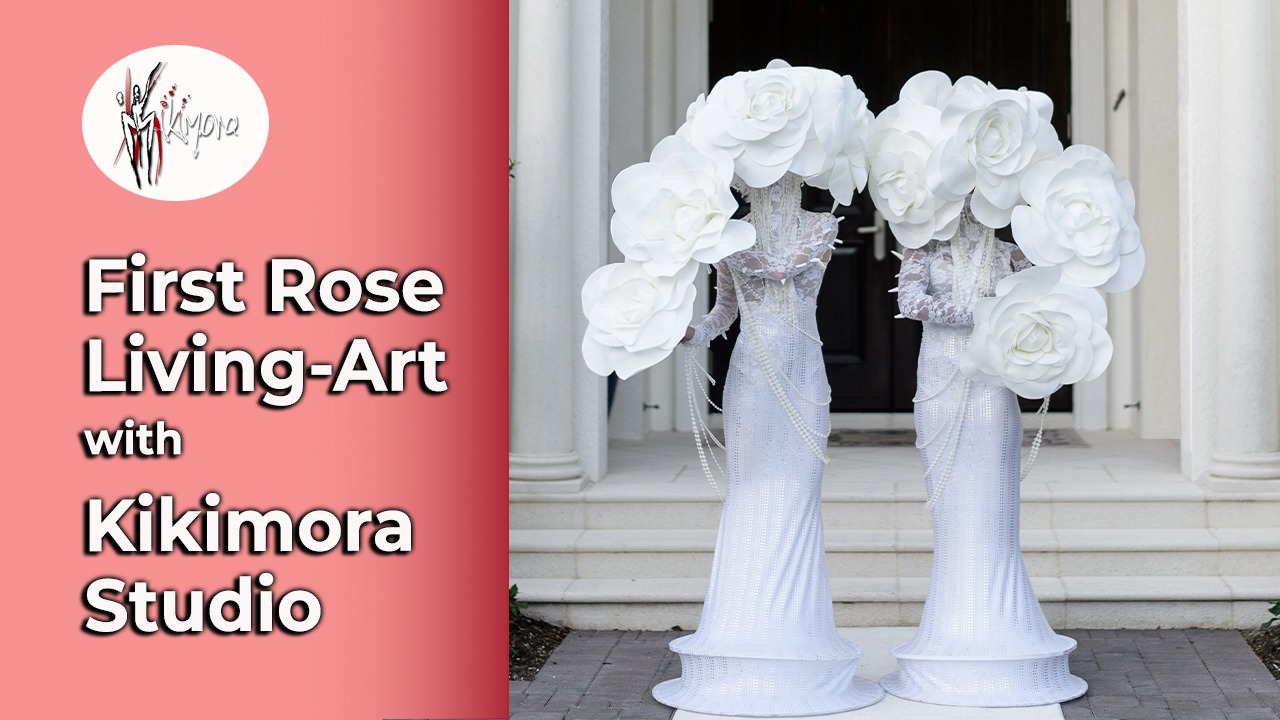 First Rose Living Art With Kikimora Studio